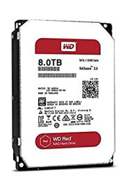 【中古】【輸入品・未使用】WD Red 8TB NAS Hard Disk Drive - 5400 RPM Class SATA 6 Gb/s 128MB Cache 3.5 Inch - WD80EFZX [並行輸入品]