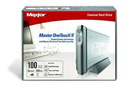 【中古】【輸入品・未使用】Maxtor One Touch II 100 GB USB 2.0 External Hard Drive (E01E100) [並行輸入品]