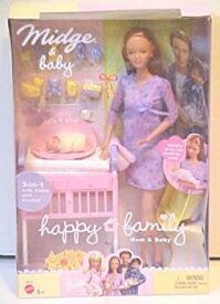 【中古】【輸入品・未使用】Barbie Midge & Baby Happy Family by Mattel [並行輸入品]