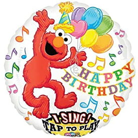 【中古】【輸入品・未使用】Elmo 28%ダブルクォーテ% Sing-A-Tune Birthday Balloon Great Birthday Party Decor [並行輸入品]