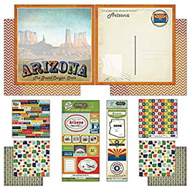 【中古】【輸入品・未使用】Scrapbook Customs Themed Paper and Stickers Scrapbook Kit%カンマ% Arizona Vintage [並行輸入品]
