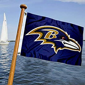 【中古】【輸入品・未使用】Baltimore Ravens Boat and Golf Cart Flag
