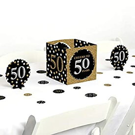 【中古】【輸入品・未使用】Adult 50th Birthday - Gold - Birthday Party Centrepiece & Table Decoration Kit