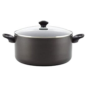 【中古】【輸入品・未使用】(Black) - Farberware Dishwasher Safe Nonstick Aluminium Covered Stockpot%カンマ% Black 9.9l