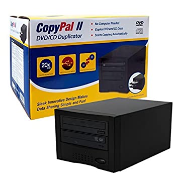 CopyPal Single Target Auto Starter DVD Disc Duplicator D01COPYPALI (Silver Black) [並行輸入品]