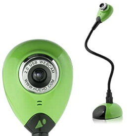 【中古】【輸入品・未使用】Hue HD USB webcam (green) with built-in mic for Windows & Mac - Skype%カンマ% MSN%カンマ% Yahoo%カンマ% iChat [並行輸入品]