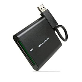 【中古】【輸入品・未使用】Foto&Tech Black Aluminum Super Speed USB 3.0/USB 2.0 Multi in 1 Card Reader for CF/TF/Micro SD/SD/MD/MMC/SDHC/SDXC for Macbook Pro Mac