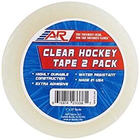 【中古】【輸入品・未使用】(2 Pack%カンマ% Clear) - A & R Sports Black Hockey Tape%カンマ% Size