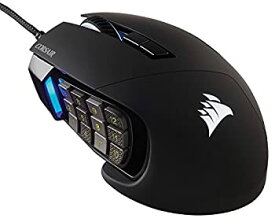 【中古】【輸入品・未使用】Corsair Gaming SCIMITAR Pro RGB Gaming Mouse%カンマ% Backlit RGB LED%カンマ% 16000 DPI%カンマ% Black Side Panel%カンマ% Optical [並行輸入品]