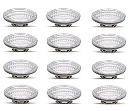 【中古】【輸入品・未使用】PAR36 LED 8W 電球 屋外 庭照明 低ボルト 12V AC DC AR111 G53 水中 工業 防水 IP65 投光ランプ 2700K 暖かい白色 12ボルト 水泳プール照明 Valu