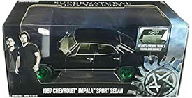 【中古】【輸入品・未使用】NEW 1:24 GREENLIGHT COLLECTIBLES - SUPERNATURAL - BLACK 1967 CHEVROLET IMPALA SPORT SEDAN Diecast Model Car By Greenlight