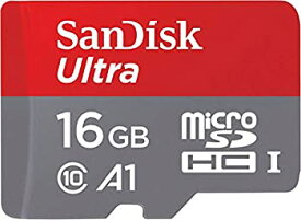 【中古】【輸入品・未使用】SanDisk microSDHC 98MB/s 16GB Ultra SD変換アダプター付属 サンディスク SDSQUAR-016G 海外パッケージ品 [並行輸入品]