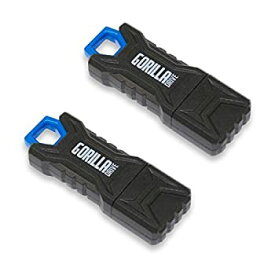 【中古】【輸入品・未使用】GorillaDrive 2 Pack 32GB Ruggedized USB Flash Drive [並行輸入品]