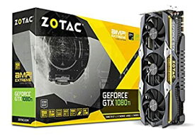 【中古】【輸入品・未使用】ZOTAC ZT-P10810F-10P GeForce GTX 1080 Ti AMP Extreme Core Edition 11GB GDDR5X 352-bit Gaming Graphics Card VR Ready [並行輸入品]
