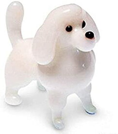 【中古】【輸入品・未使用】ガラス細工　犬 プードル Tynies NEW 114 Glass Figure　Pia - Poodle Dog [並行輸入品]