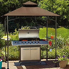 【中古】【輸入品・未使用】Sunjoy 110109139 Original Replacement Canopy Grill Gazebo (8X5 Ft) L-GZ238PST-11F Sold at Walmart US%カンマ% Brown 141［並行輸入］