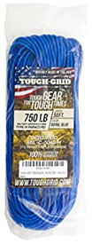 【中古】【輸入品・未使用】TOUGH-GRID 750ポンド（耐荷重340kg） ミルスペックパラコード 11芯 (ブルー%カンマ% 50)