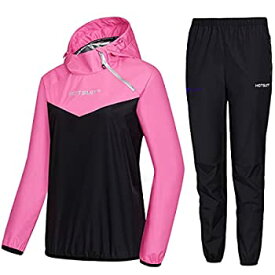 【中古】【輸入品・未使用】hotsuit Fitness Running Suitヨガウェアサウナスーツ ピンク
