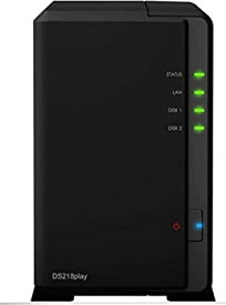 【中古】【輸入品・未使用】Synology DS218play 16tb NAS Server 2x8000gb HGST Ultrastar He8 Drives [並行輸入品]