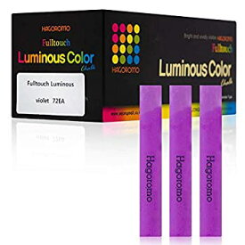 【中古】【輸入品・未使用】[羽衣]HAGOROMO フルタッチ蛍光チョーク紫色72本入 (Fulltouch Luminous Violet Chalk 72pcs) [並行輸入品]