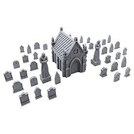 【中古】【輸入品・未使用】EnderToys Mausoleum Graveyard Scene%カンマ% 1/72 (28mmスケール) 3Dプリント ミニチュア 地形風景 プラモデルキット 戦争ゲーム用