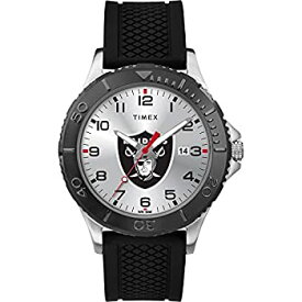 【中古】【輸入品・未使用】NFL Tribute Collection ゲーマー ブラック メンズ Timex 腕時計 - オークランド・レイダーズ