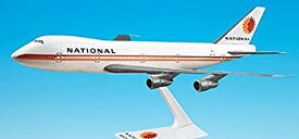 【中古】【輸入品・未使用】Flight Miniatures National Airlines 1967 ボーイング 747-100/200 1:250スケール REG#N7772 ディスプレイモデル スタンド付き