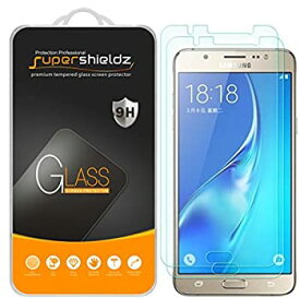 中古 【中古】【輸入品・未使用】[2-Pack] Samsung Galaxy J7 (2016) Tempered Glass Screen Protector Supershieldz Anti-Scratch Anti-Fingerprint Bubble Free Lifetime Repla