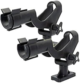 【中古】【輸入品・未使用】(2PCS 05 Multi-Positional Mounting) - Shaddock Fishing Power Lock Rod Holder with 2 Side Mounts Adjustable Boat Fishing Rod Racks