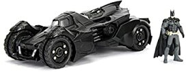 【中古】【輸入品・未使用】1/24 2015 Batmobile Arkham Knight black with Diecast Batman Figure