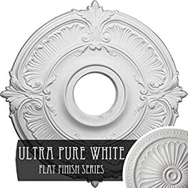 【中古】【輸入品・未使用】Ekena Millwork cm18atuwf Attica天井Medallion、Ultra Pureホワイト