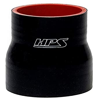 【輸入品・未使用】HPS 内径1.5インチ - 内径2.5インチ 長さ3インチ シリコーン製カプラーホース 高温4層補強 最大80ポンド 最高350Fの圧力。 温度、シリコン。 HTS