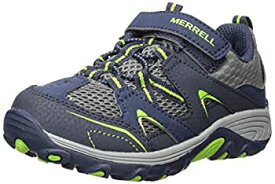 【中古】【輸入品・未使用】Merrell キッズ トレイルチェイサー ハイキングスニーカー%カンマ% ネイビー/グリーン%カンマ% 5 Wide Little Kid