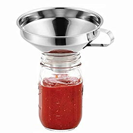 【中古】【輸入品・未使用】Wide-Mouth Canning Funnel With Handle For Mason Jar%カンマ%Stainless Steel Kitchen Funnel For Regular and Wide Mouth Jars