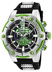 【中古】【輸入品・未使用】Invicta Men's 25985 Marvel Quartz Chronograph Green Dial Watch