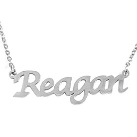 【中古】【輸入品・未使用】zacriaレーガン名前ネックレス???シルバートーン