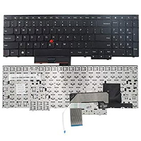 【中古】【輸入品・未使用】SUNMALL Laptop Keyboard Replacement for ThinkPad Edge E530 E530C E535 E545 Series Laptop 15.6 inch With the Number Keys Black US Layout