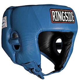 【中古】【輸入品・未使用】Ringside Competition ボクシング ムエタイ 総合格闘技 スパーリング ヘッド保護 ヘッドギア チークなし ブルー M