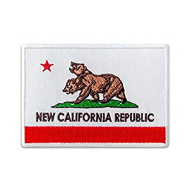 【中古】【輸入品・未使用】Fallout New California Republic フラッグ 刺繍パッチ アイロン接着 (10.16cm x 2.8インチ)