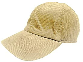 【中古】【輸入品・未使用】[ニューハッタン] NEWHATTAN CAP キャップ 帽子 無地 コーデュロイ #J146' (サンド) [並行輸入品]