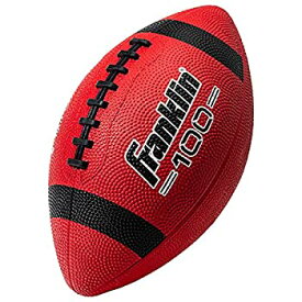 【中古】【輸入品・未使用】Franklin Sports Grip-Rite 100 Rubber Junior Football - Red