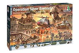 【中古】【輸入品・未使用】イタレリ 1/72 ベトナム戦争 シルバー・バヨネット作戦 1965 バトルセット プラスチックモデルキット IT6184