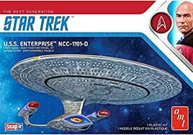 【中古】【輸入品・未使用】AMT 新スタートレック NCC-1701D U.S.S.エンタープライズ (スナップキット) 1/2500スケール プラモデル AMT1126