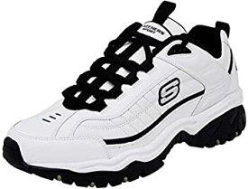 【中古】【輸入品・未使用】Skechers Men's Energy Afterburn Lace-Up Sneaker%カンマ% White/Black 11.5 M US