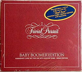 【中古】【輸入品・未使用】Trivial Pursuit Baby Boomer Edition Subsidiary Card Set For Use With the Master Game - Genus Edition [並行輸入品]