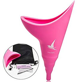 【中古】【輸入品・未使用】女性排尿器 - 女性が立ち上がるのを助け、簡単にストレスフリーの女性尿漏斗 - 再利用可能なポータブル小便器デザイン レディースアウトドア活動