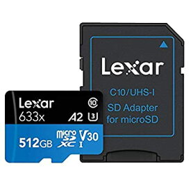【中古】【輸入品・未使用】Lexar High-Performance 633x 512GB microSDXC UHS-I Card [並行輸入品]