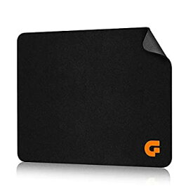 【中古】【輸入品・未使用】Guning Mouse Pads for Computers Black Smooth Waterproof Cloth Surface for Office and Gaming Portable Mousepad for Laptop Mac PC Accurat