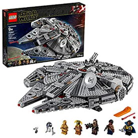 【中古】【輸入品・未使用】LEGO Star Wars: The Rise of Skywalker Millennium Falcon 75257 Starship Model Building Kit and Minifigures (1%カンマ%351 Pieces)