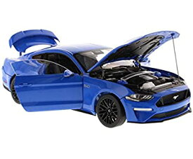 【中古】【輸入品・未使用】DIECAST MASTERS 1/18 フォード マスタング GT 2019 左ハンドル ブルー 完成品